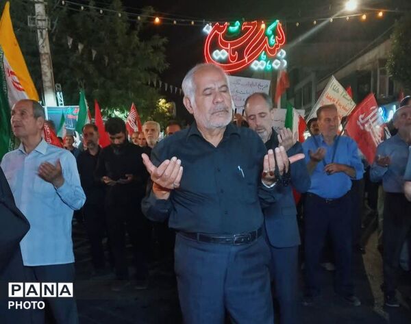 هم‌دردی مردم کرج با مردم جنوب ایران  در صدو سی ونهمین شب از اجتماعات