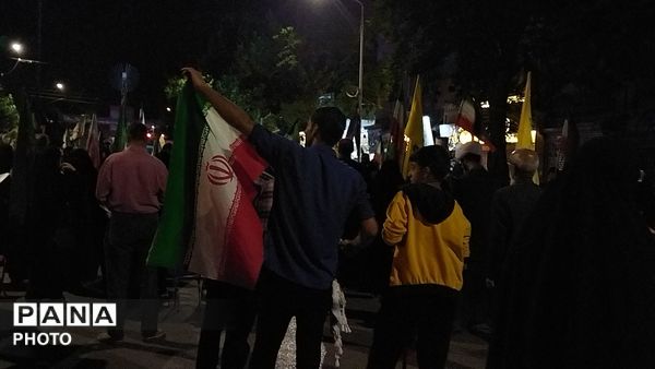 هشتاد و پنجمین شب از شب های مقاومت نیشابور در قاب پانا 