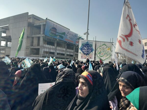 اجتماع عظیم منتظران ظهور به مناسبت نیمه‌ شعبان در مشهد 