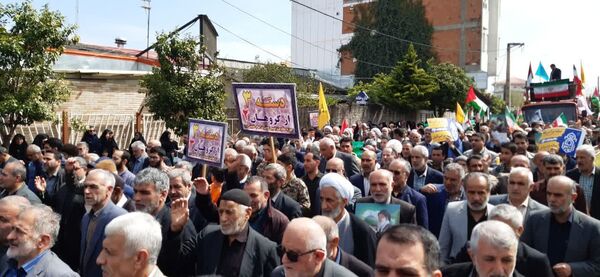 برگزاری راهپیمایی روز قدس در میاندورود 