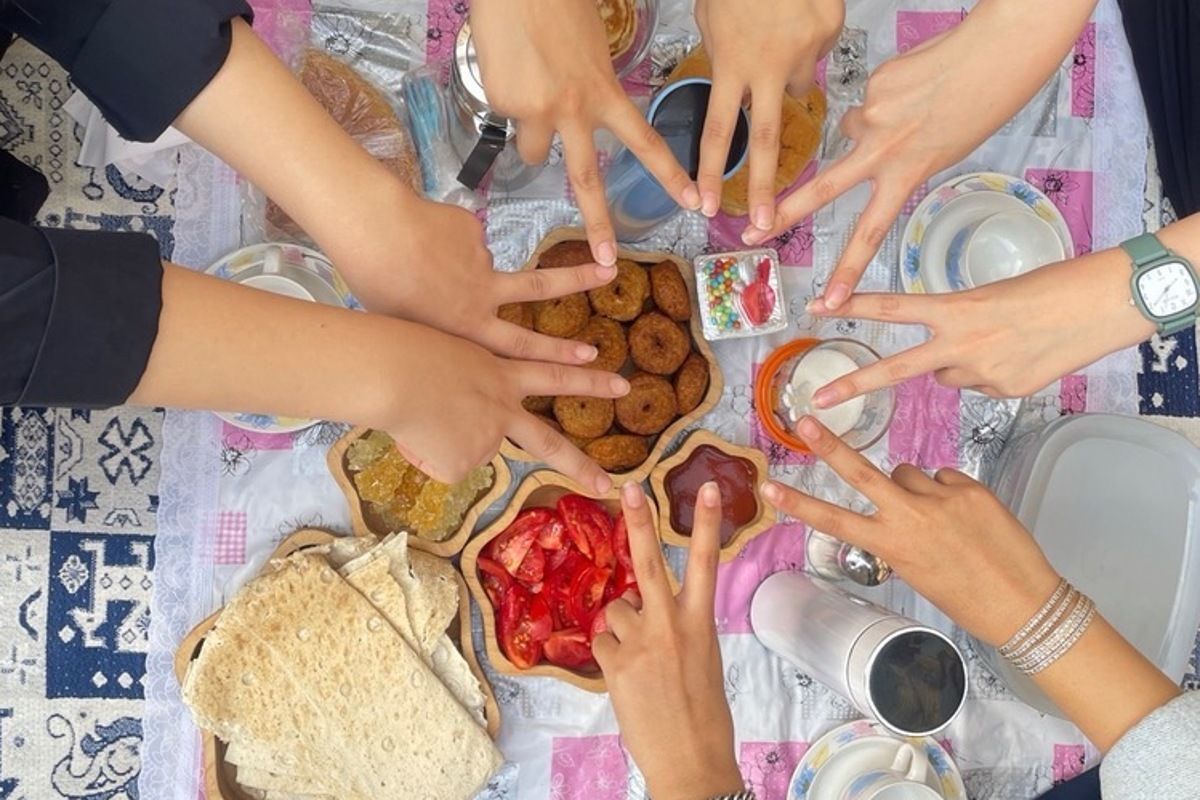 صبحانه سالم در دبیرستان ساره ورامین