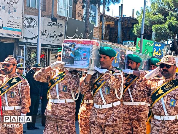 تشیع پیکر مطهر سردار شهید غلامرضا محمد زاده
