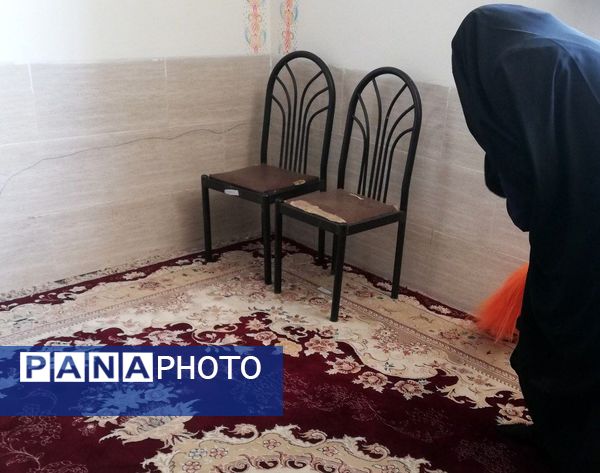 آماده‌سازی نمازخانه‌های مدارس خلیل‌آباد 