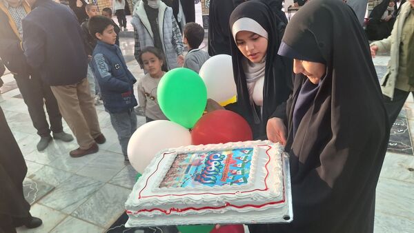 آیین چراغ برات در مزار شهیدان خلیل آباد 