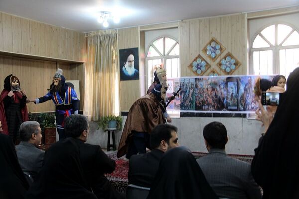 مراسم ماها در هنرستان آیت الله صدر ناحیه یک شهرری