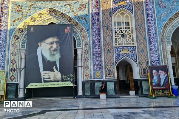 آماده‌سازی حرم مطهر رضوی برای مراسم تشییع پیکر رهبر شهید