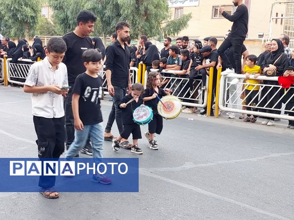 استقبال عزاداران حسینی از کاروان نمادین اسرای کربلا در قم