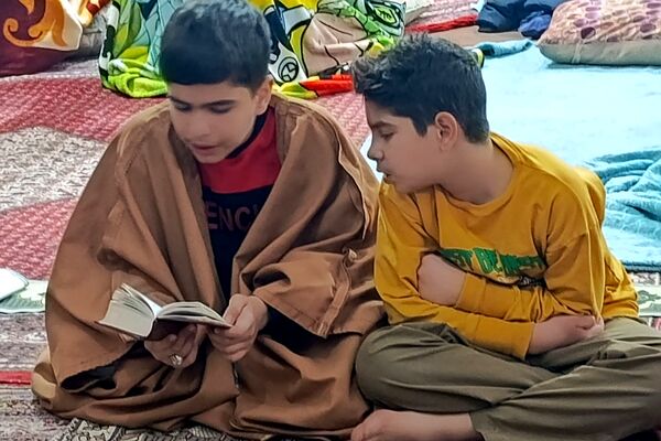 حضور دانش‌آموزان ناحیه 2 شهرری در مراسم اعتکاف دانش‌آموزی 