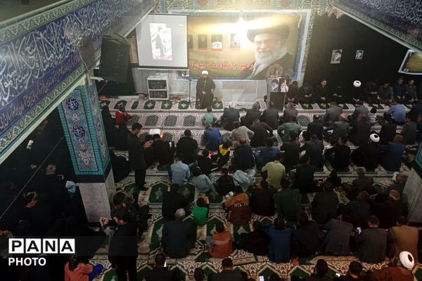 اجتماع بزرگ مردم قلعه رئیسی در پی شهادت رهبر معظم انقلاب 