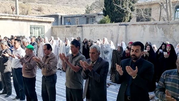 اقامه نماز عید فطر در دهستان کریک