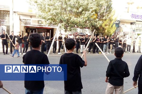 برگزاری مراسم «شاه حسین گویان» اربعین در شهرستان تکاب