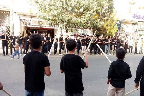 برگزاری مراسم «شاه حسین گویان» اربعین در شهرستان تکاب