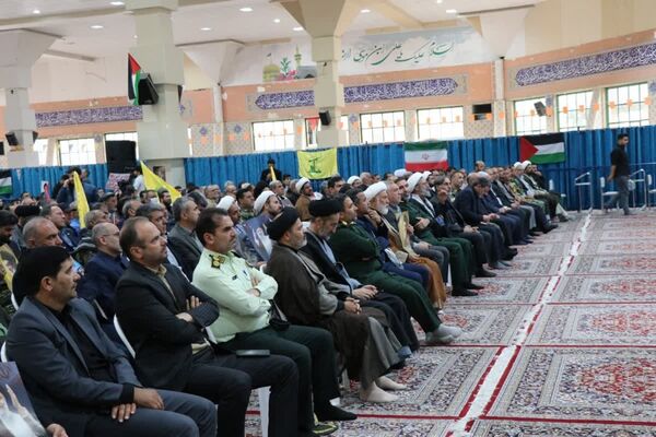 اجتماع بزرگ مردم خراسان شمالی در محکومیت جنایات رژیم اشغالگر صهیونیستی 