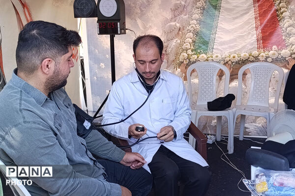 آموزش و پرورش خراسان شمالی در کنار زائران؛ از مشاوره تا خدمات سلامت در موکب باباامان
