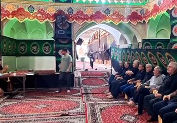 خیمه سبز حسینی زواره میزبان داوطلبان جامعه پزشکی شد