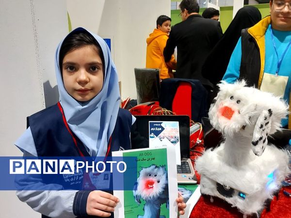 افتتاحیه غرفه رباتیک ناحیه۶ مشهد در نمایشگاه بین‌المللی مشهد 
