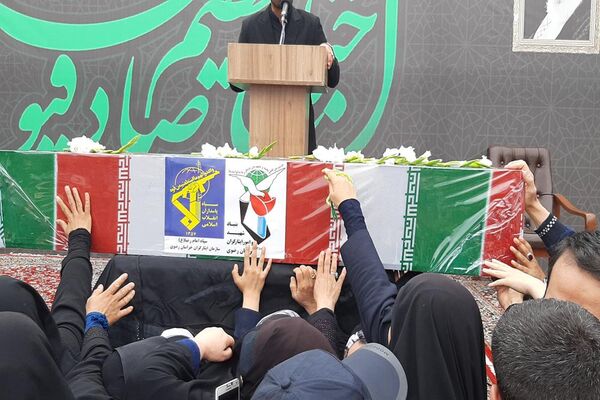 تشیع پیکر شهید مجید شخصی در مشهد