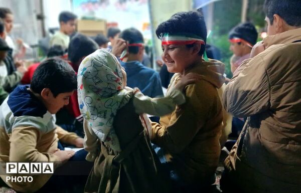 موکب سفیران قرآن، با حضور دانش‌آموزان نورانی شد