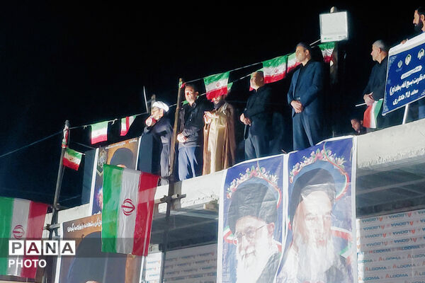 اجتماع قافله عزاداری شهرستان لردگان برای خون خواهی رهبر شهید
