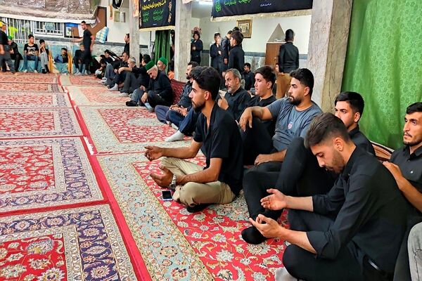 شام غریبان حسینی در مسجد جامع شهر بار