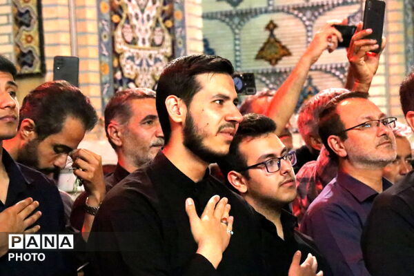 عزاداری گلستانی‌ها در حسینیه حرم مطهر رضوی 