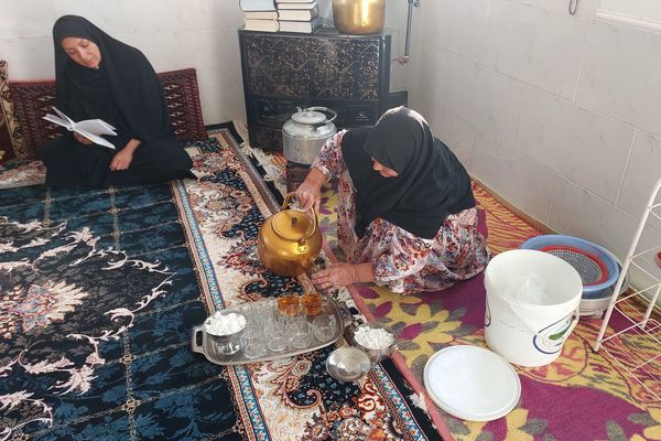 برگزاری مراسم عزاداری صبح عاشورا در روستای جعفرآباد بوانات