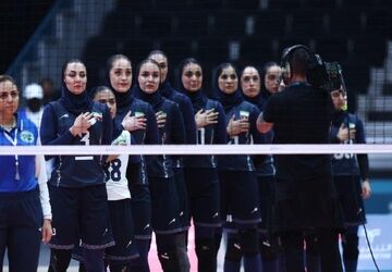 پیروزی مقتدرانه تیم ملی والیبال زنان ‌مقابل تاجیکستان؛ ایران راهی دیدار رده‌بندی شد‌