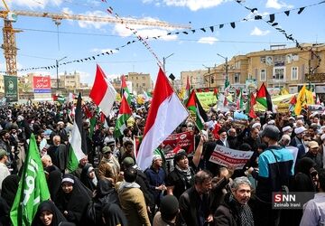 راهپیمایی روز قدس در فیروز آباد