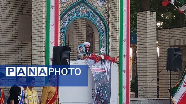 مراسم غبارروبی لاله زار شهرستان نیشابور به مناسبت گرامیداشت هفته معلم 