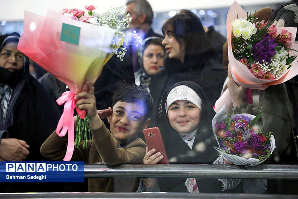 بازگشت  کاروان‌های حج دانش‌آموزی