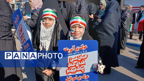 حضور پر شور مردم ساوه در یوم الله ۲۲ بهمن