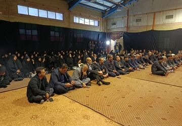 برگزاری باشکوه مراسم عزاداری شهدای مظهر اقتدار ایران در دورود