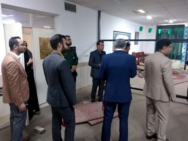 نواخته شدن زنگ مهر،زنگ خیرین و زنگ ایثار  در دبیرستان حسین ملایی