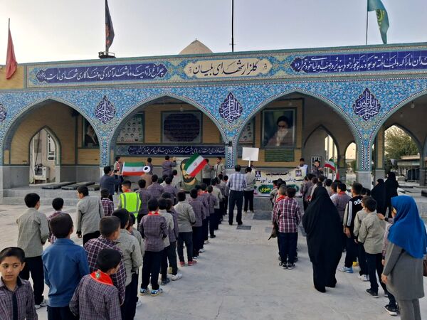 مراسم عطرافشانی و گلباران قبور مطهر شهدا و شهید ابراهیم رضوی به‌‌مناسبت سالروز شهادت این شهید والامقام