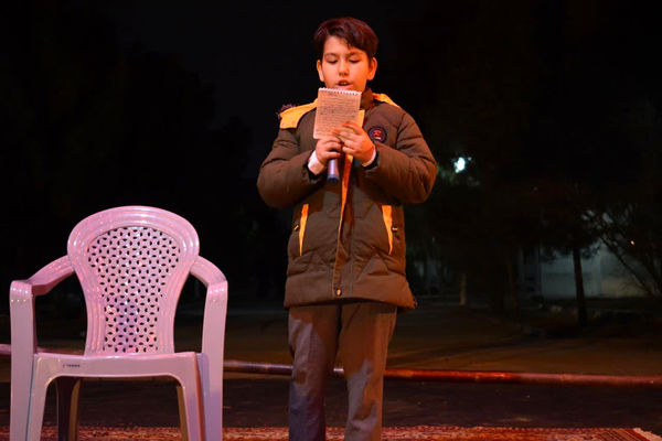 محفل انس نوجوانان با شهید گمنام بوستان لاله