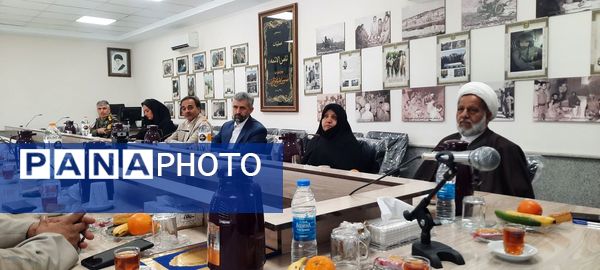 جلسه قرارگاه عملیاتی لشکر 77 پیروز ثامن الائمه(ع)