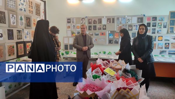 نمایشگاه ماها در هنرستان بصیرت آشخانه