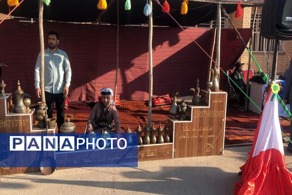 نواخته شدن زنگ گلبانگ انقلاب اسلامی در دبیرستان خوروش2 کارون