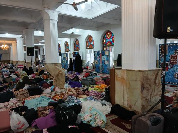 برگزاری آیین اعتکاف در مصلی رشت