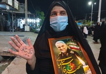 راهپیمایی خودجوش مردم معمولان در تقدیر از نیروهای مسلح