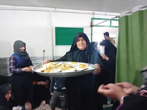 مراسم ایام فاطمیه در مسجد پنج تن آشخانه