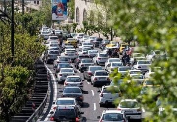 ترافیک سنگین صبحگاهی در اکثر معابر و بزرگراه‌های تهران