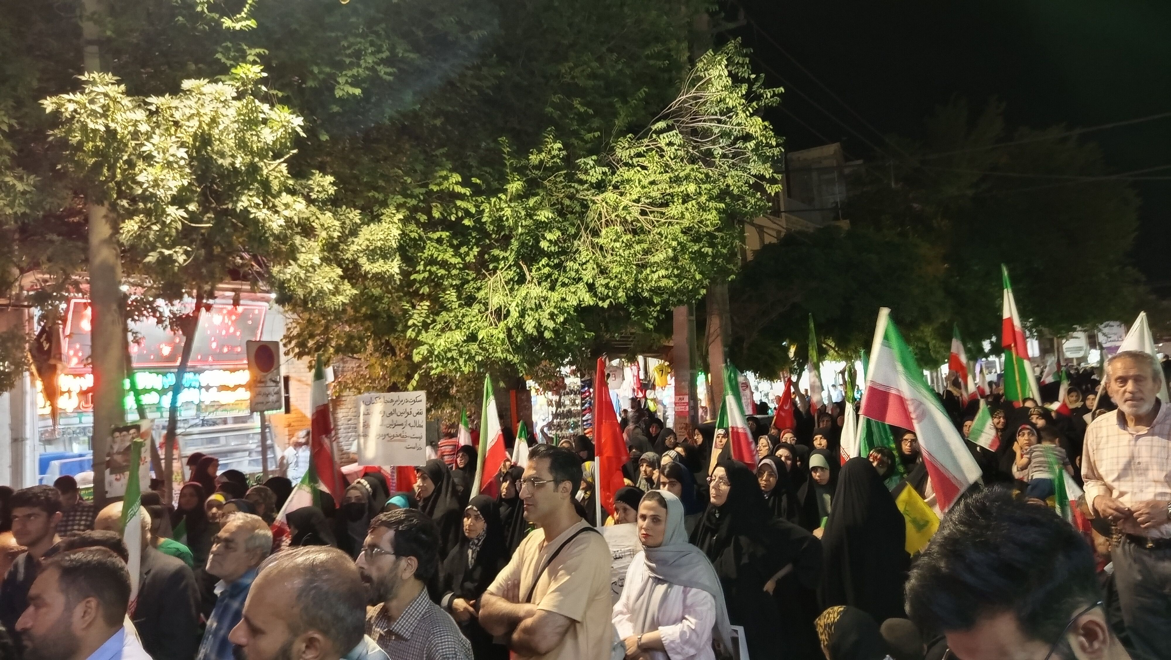 حماسه حضور در صدو یکمین شب
