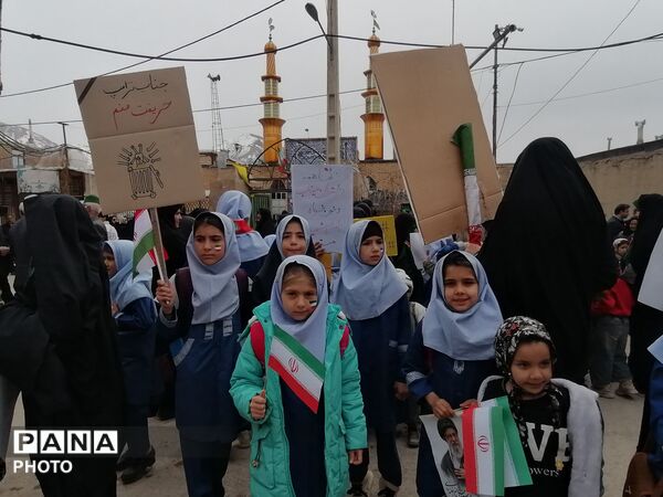 راهپیمایی روز جهانی قدس در شهر بار نیشابور