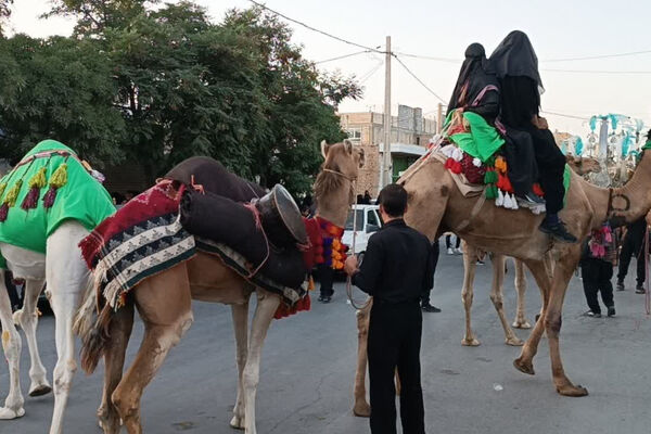 بانگ چاووش محرم و لبیک یاحسین در شهر بهمن