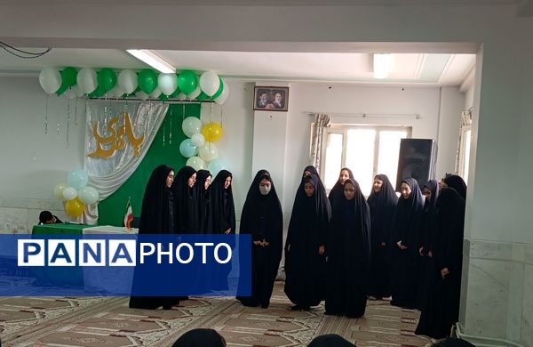 هنرستان الزهرا شهر بن غرق در شور مهدوی