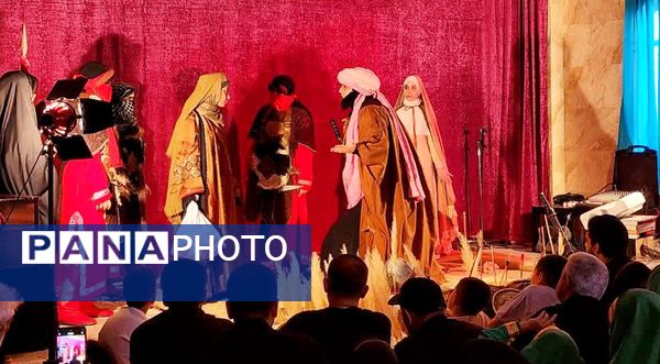 مراسم دختران زینبی در مسجد امام موسی کاظم (ع) اسلامشهر