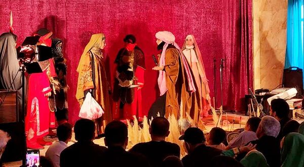 مراسم دختران زینبی در مسجد امام موسی کاظم (ع) اسلامشهر