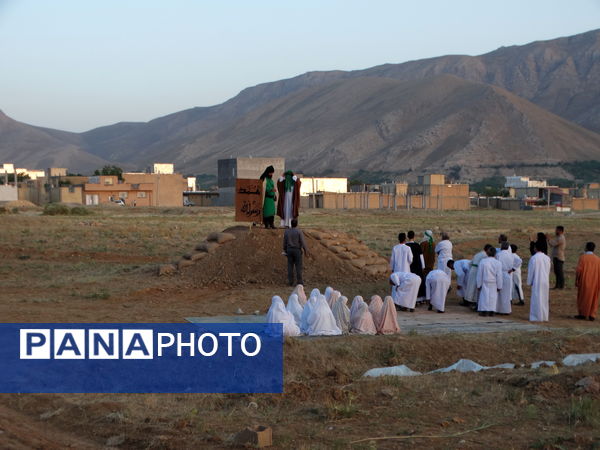 بازسازی صحنه عیدغدیر در شهر گهرو