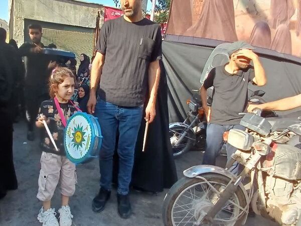 اجتماع عظیم عاشقان حسینی در مراسم خیمه سوزان